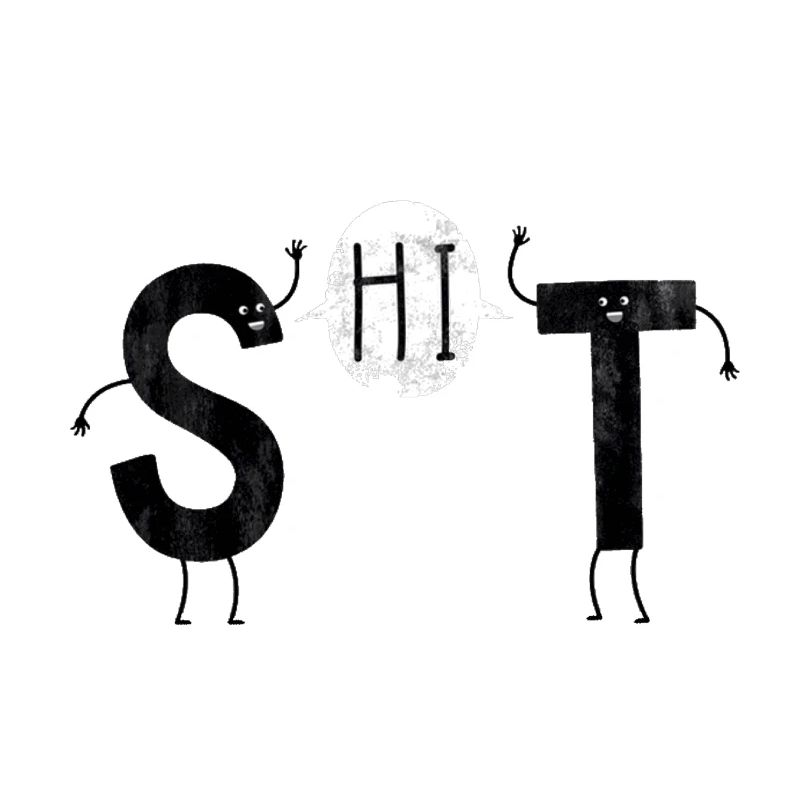 Shit Buchstaben