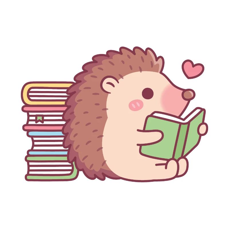 Niedliches Igel-Lesebuch