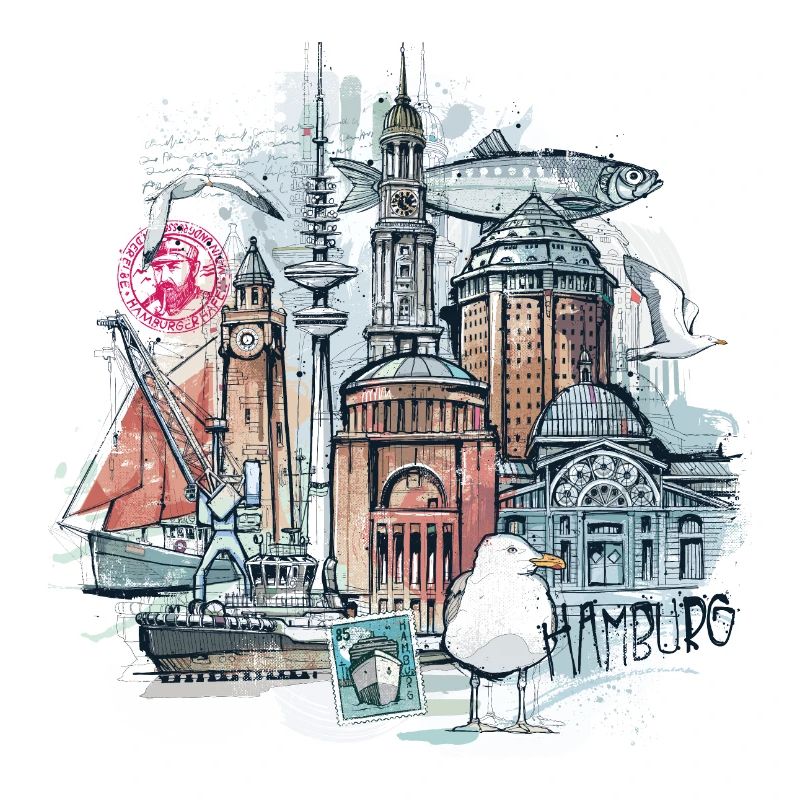 Hamburg Illustration