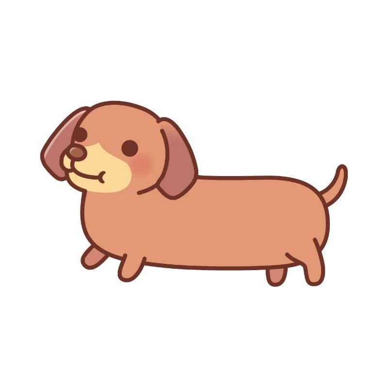 Niedlicher Dackelhund-Welpe