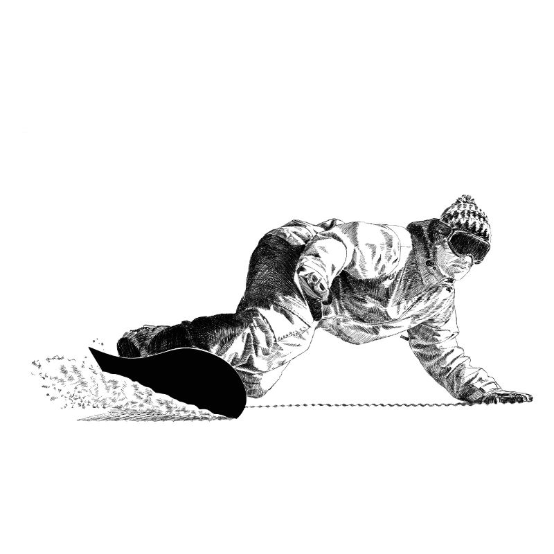 Freerider Snowboarder