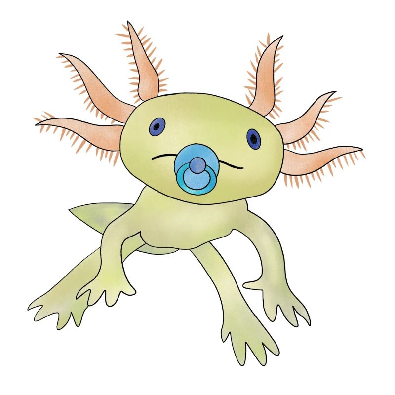 Axolotl Wassermonster