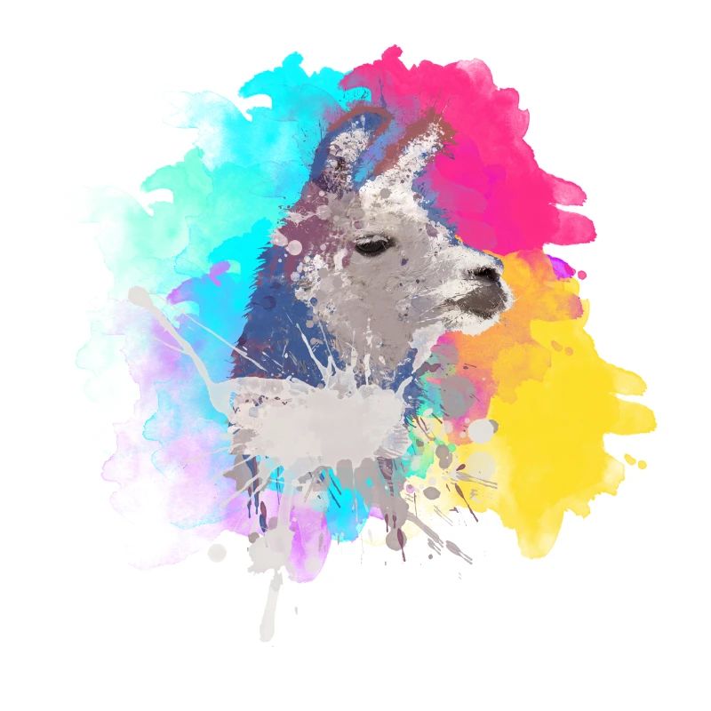 Buntes Lama