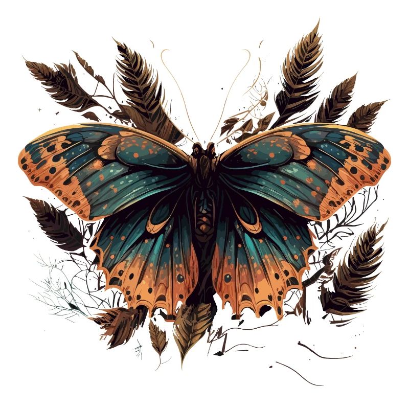 Anmutiger Schmetterling