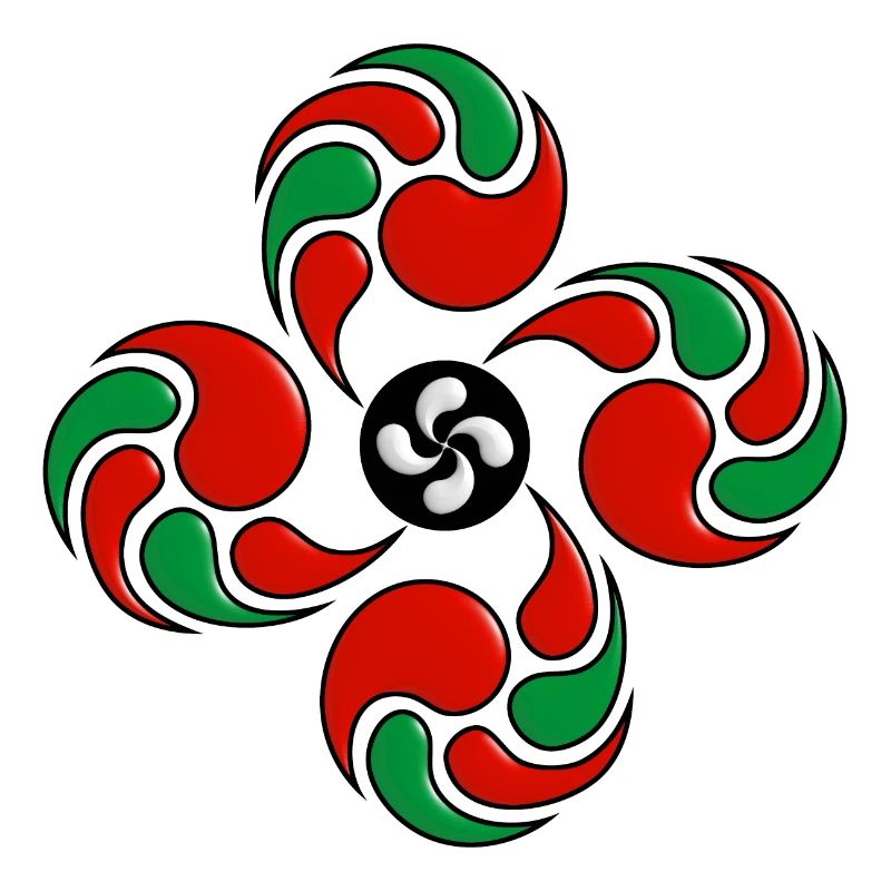 Baskisches Symbol, Lauburu