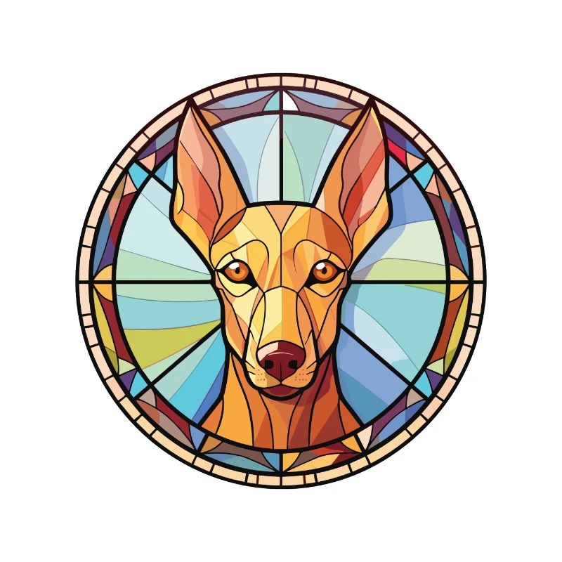 Pharaonenhund-Hunderasse Aquarell-Illustration