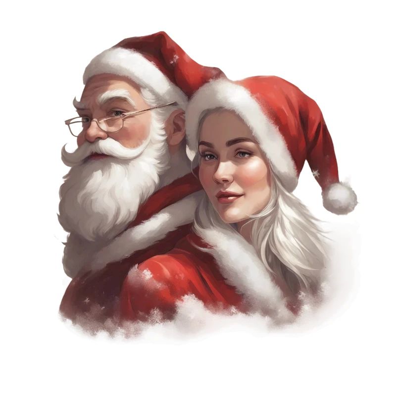 Ehepaar Santa Claus