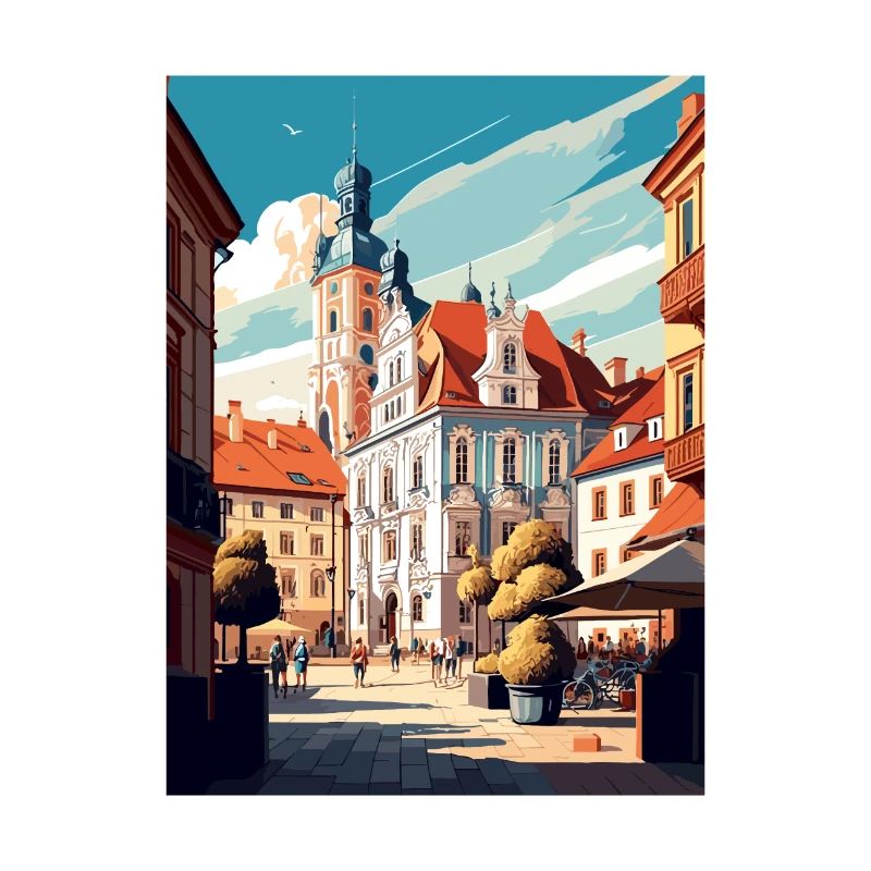 Marienbad Tschechien Reiseplakat