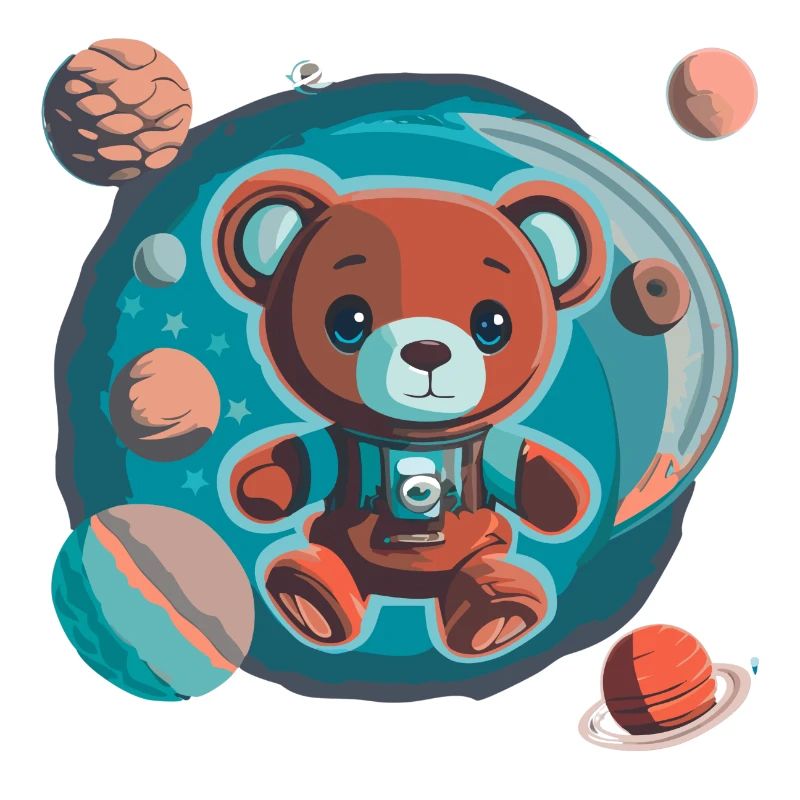 Weltraumforscher Teddybär
