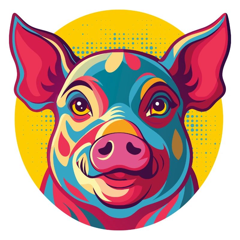 SCHWEINCHEN-POP-ART