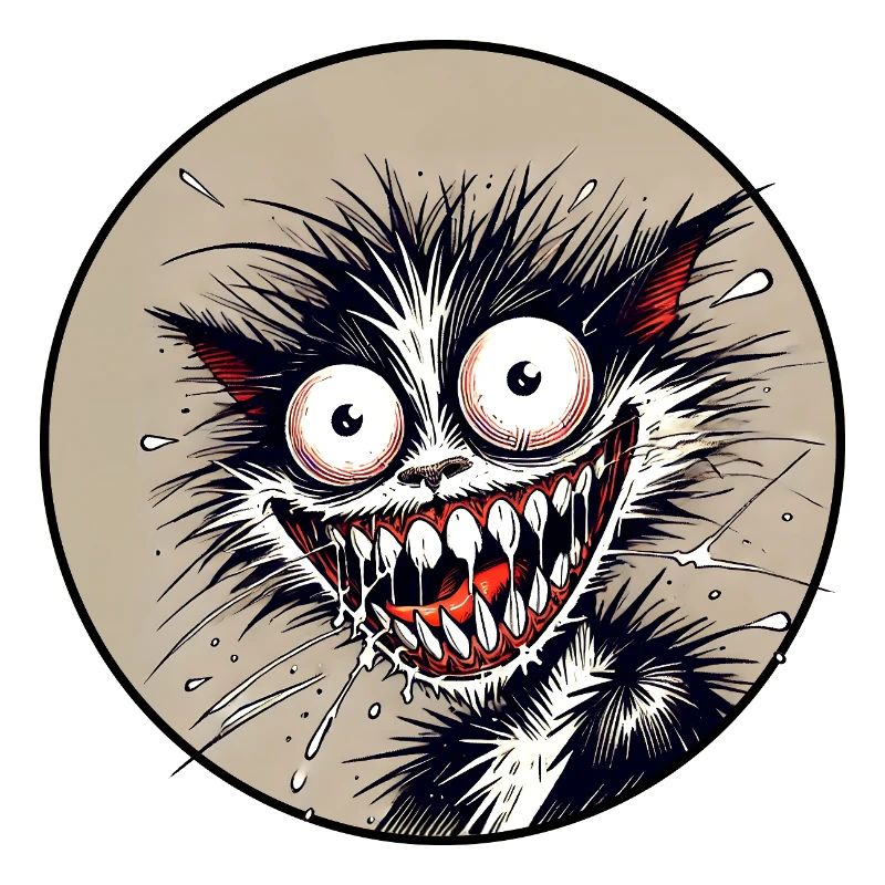 Verrückte Katze