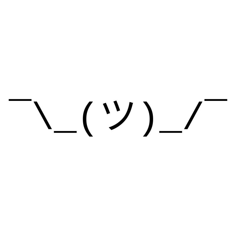 Shrug Smiley