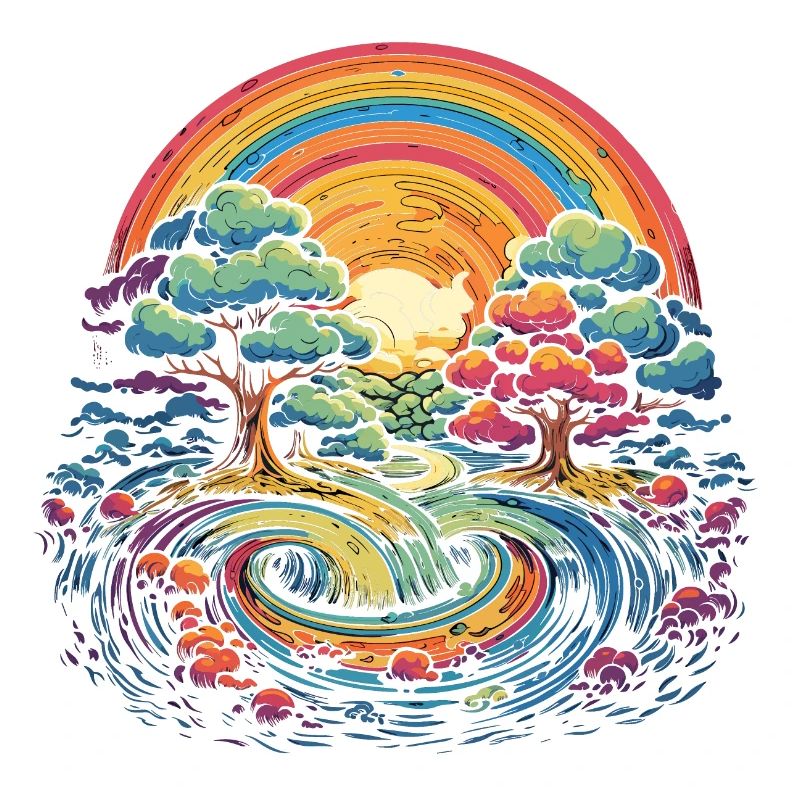 Regenbogen Wunderwelt