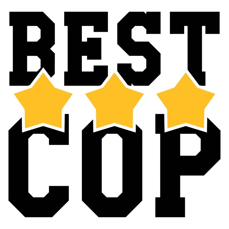Best Cop - Police - Policeman - Gun - Security