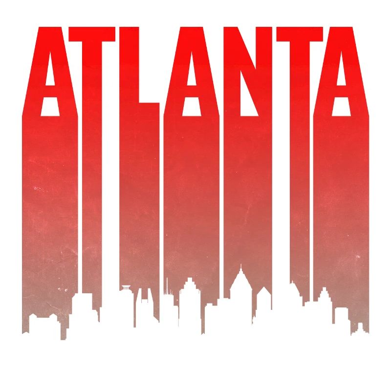 Atlanta Skyline Gradient