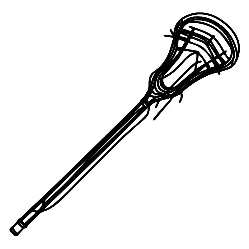 Lacrosseschläger Skizze