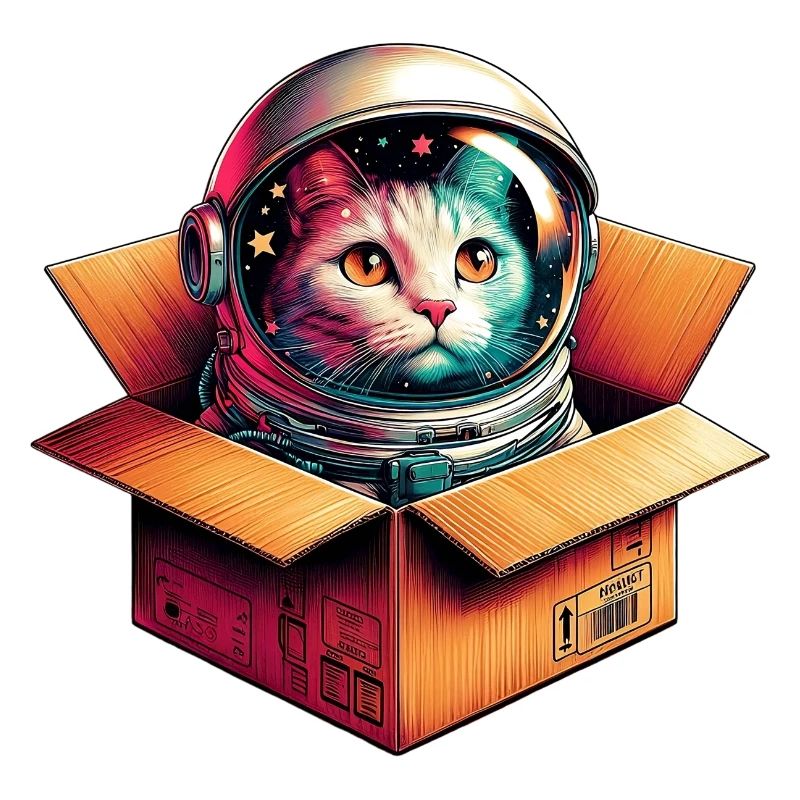 Astronaut Katze