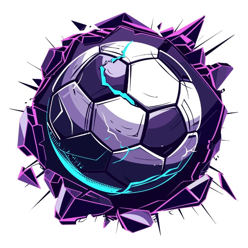 Fußball Comic Look