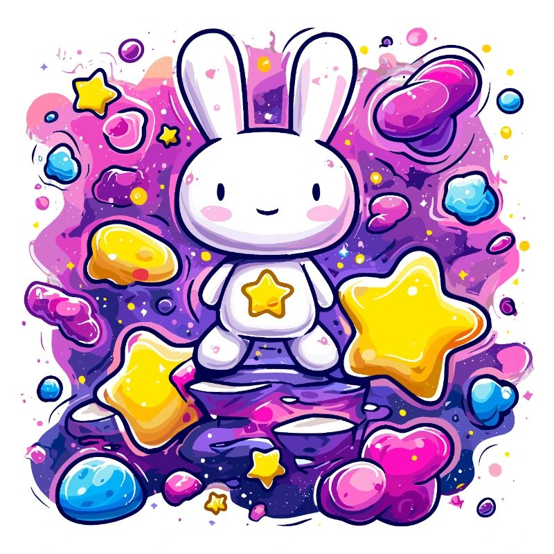 Weltraumstern Bunny