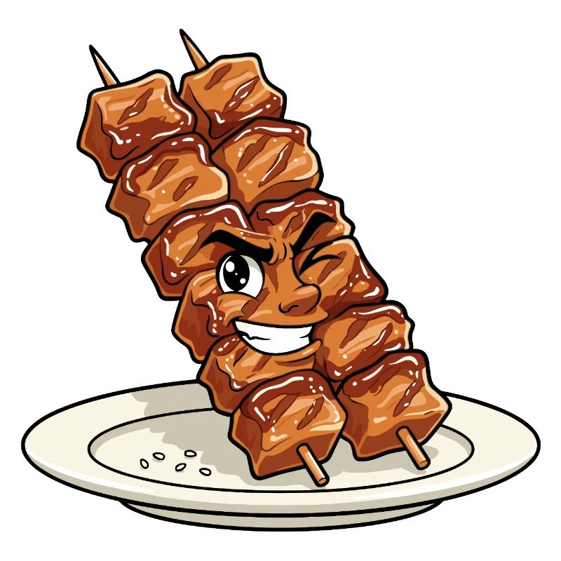 Gegrillter Spießheld