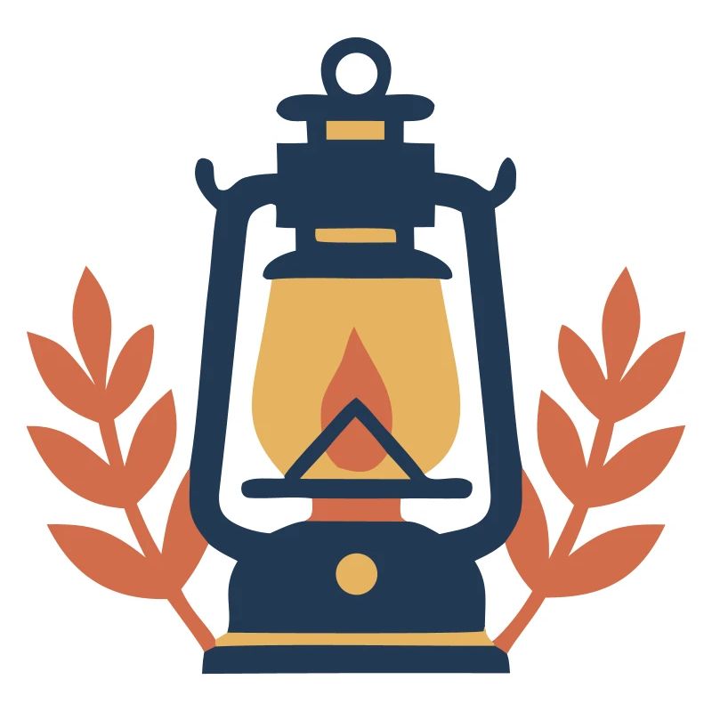 Camping Lantern Nature Forest