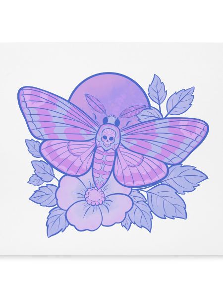 Mystic Skull Moth Pastellpastell