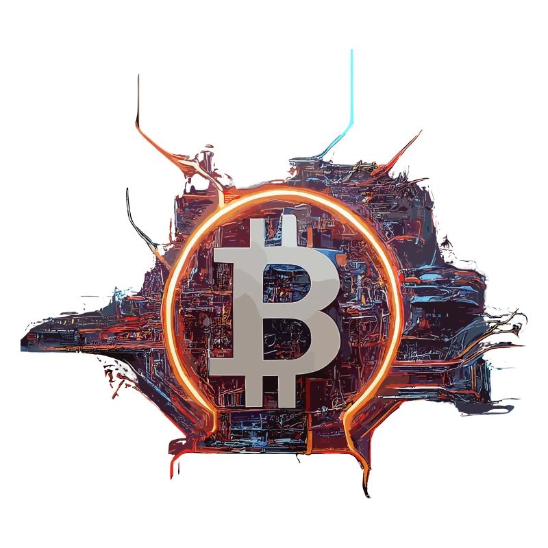 Cyber-Modern Bitcoin Design