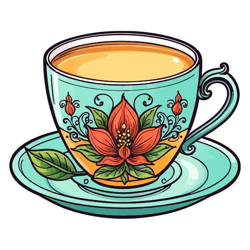 Teetasse Neo Traditional
