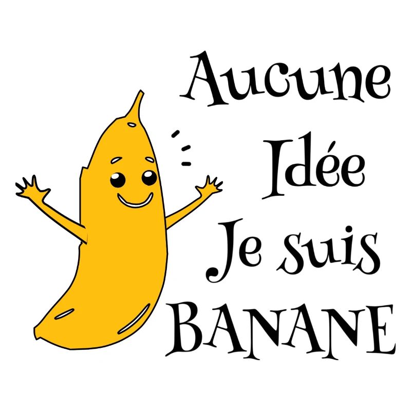 Bananen-Maskottchen auf schwarzem Hintergrund