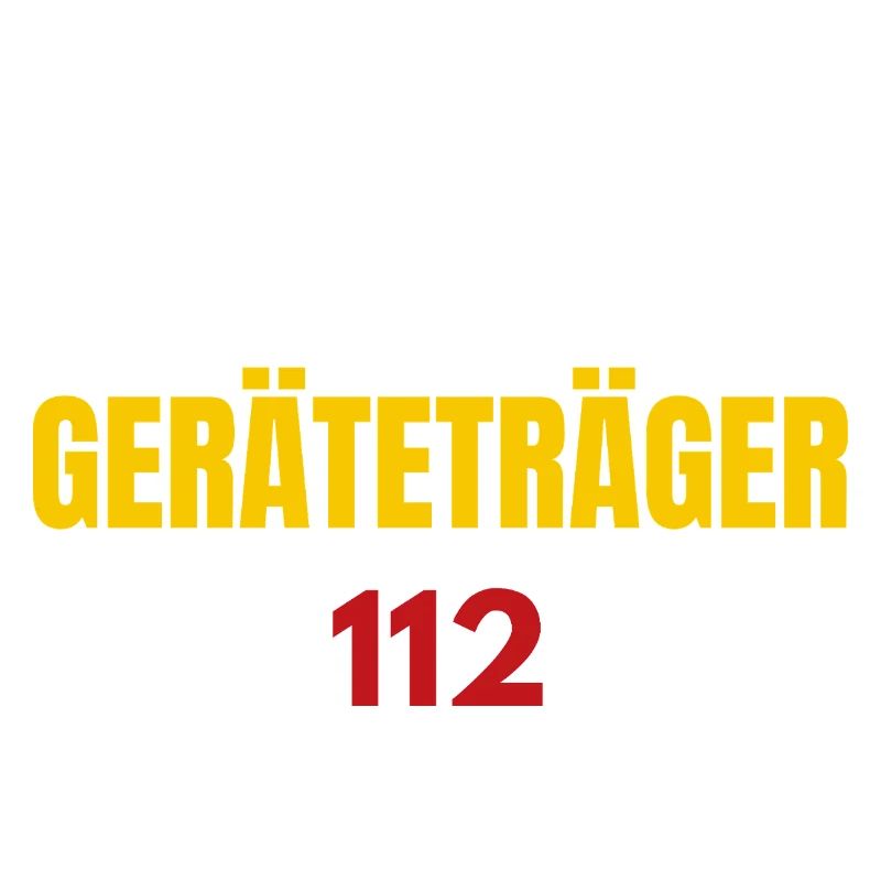 Atemschutzgeräteträger 112 Feuerwehr T‑Shirt