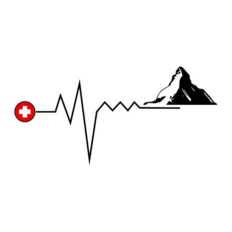 Switzerland Heartfrequence Geschenk
