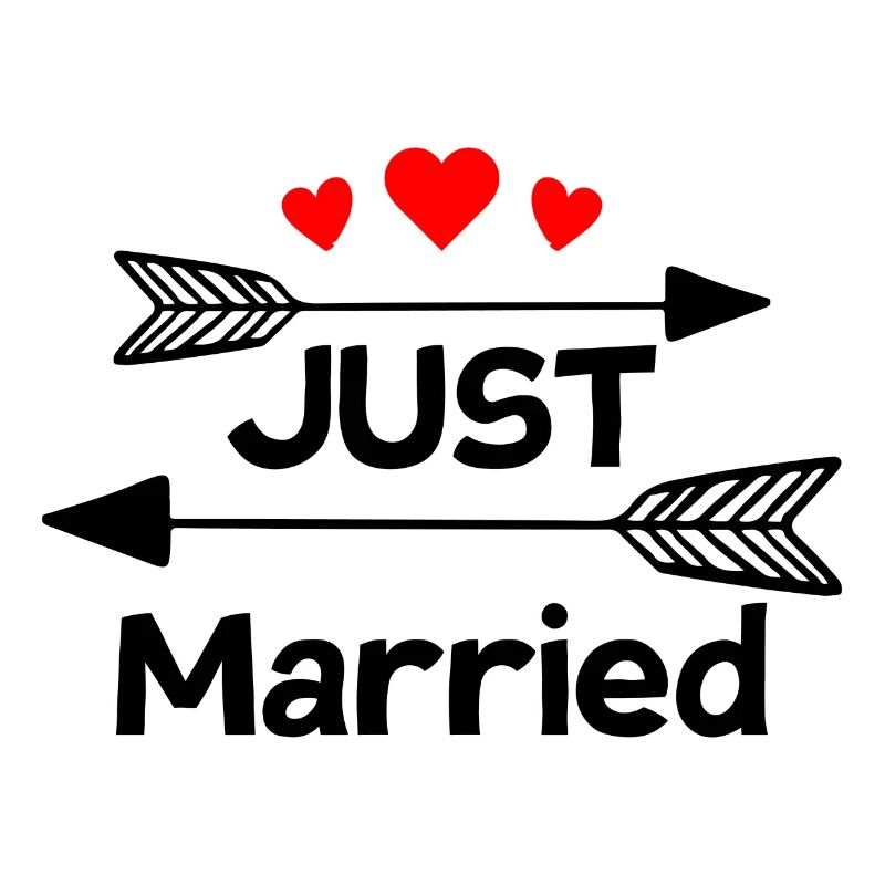 Just Married wedding gift