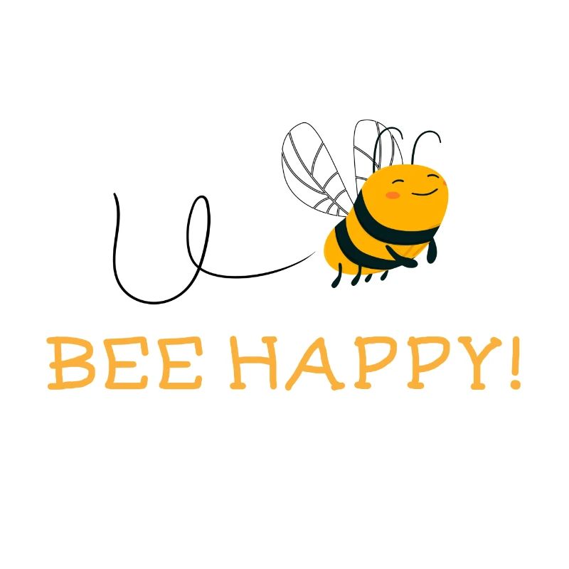 Bee beekeeper happy environmental protection gift