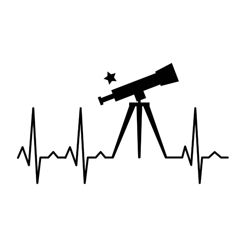 Pulse cardiogram cosmos astronomy space rocket