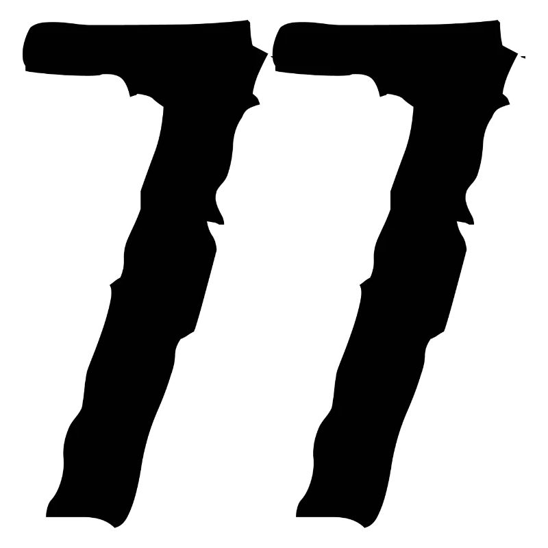 77 Zahl Trikot