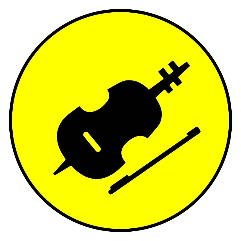 Symbole de l’icône du violon