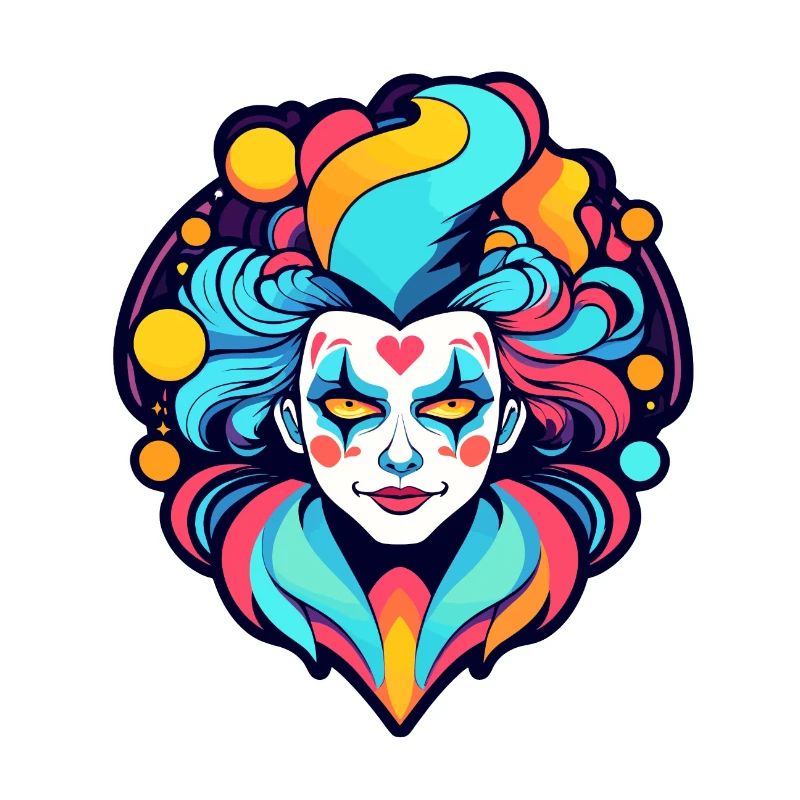 Clown Zeichnung