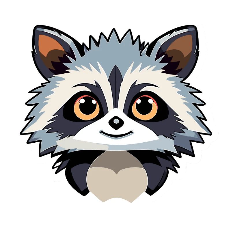 Waschbär Illustration