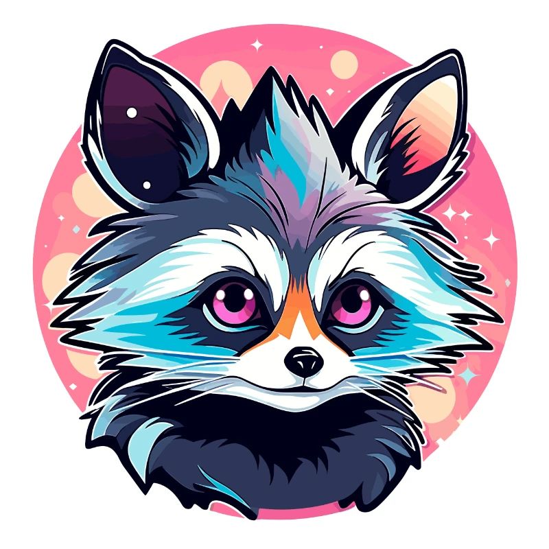 Waschbär Illustration