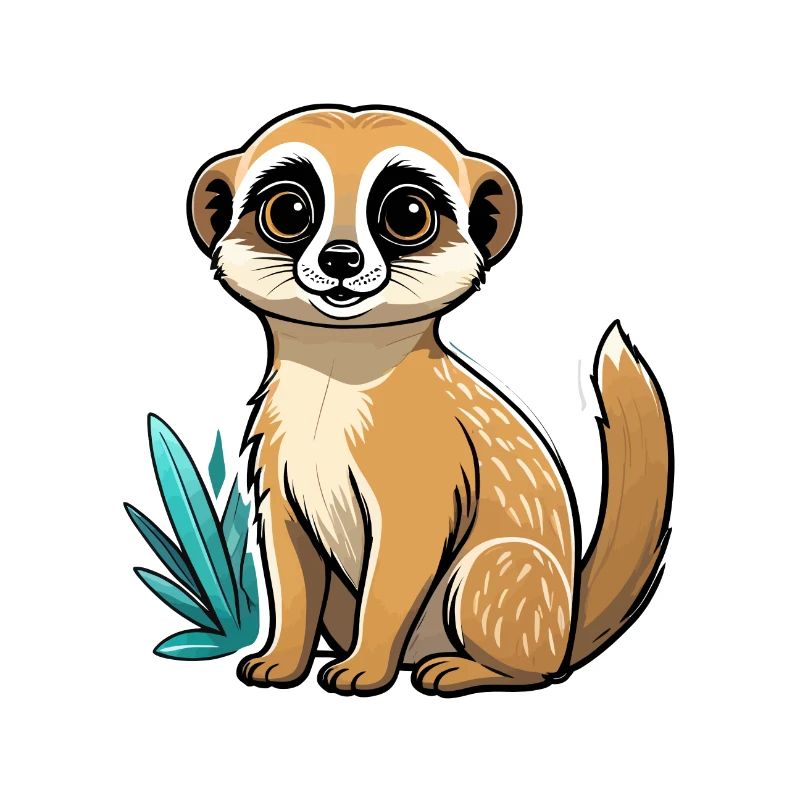 Erdmännchen Niedlich Illustration