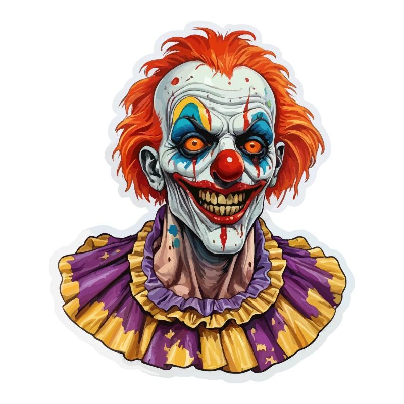 Zombie Clown Illustration