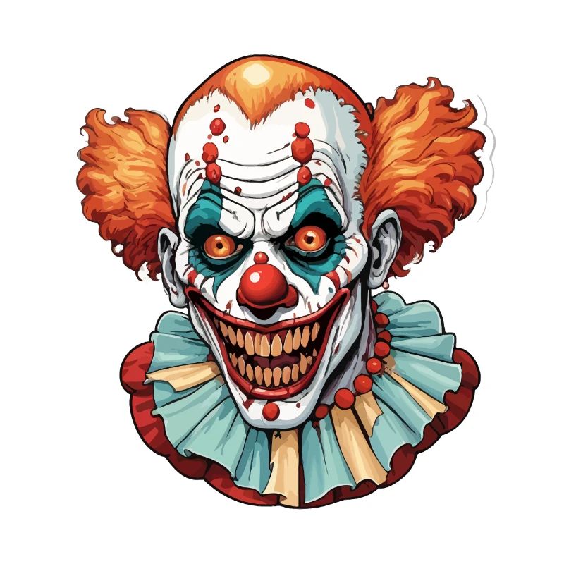 Zombie Clown Illustration