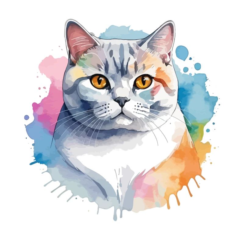 Britisch Kurzhaar Aquarell