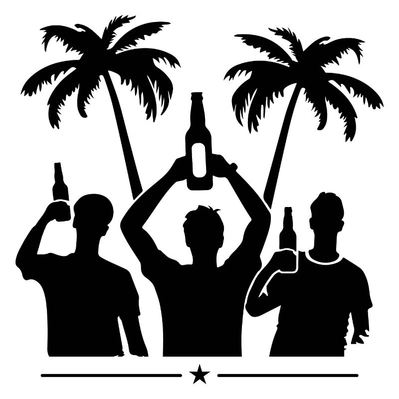Party Strand Urlaub