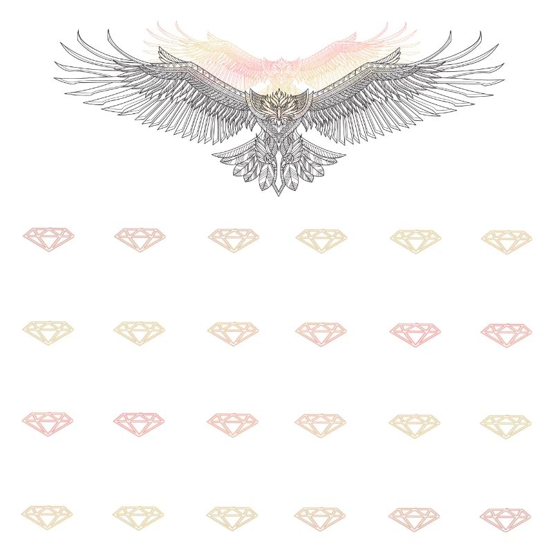 Legle-Diamant auf Weiß