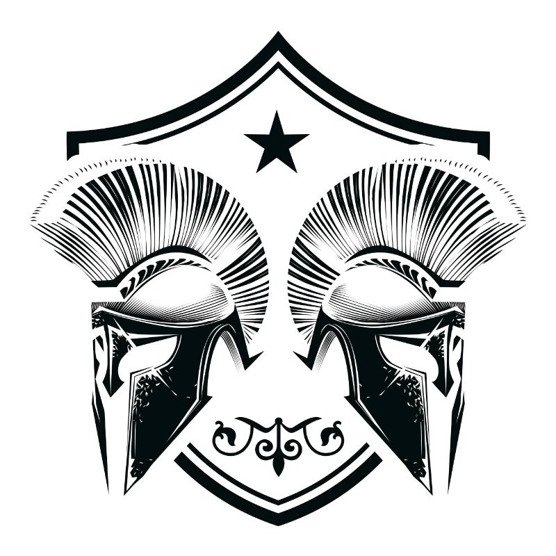 spartan helm wappen