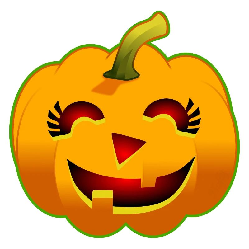 Halloween-Kürbis – Lächelnd