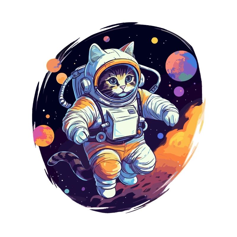Katze Weltraum Astro