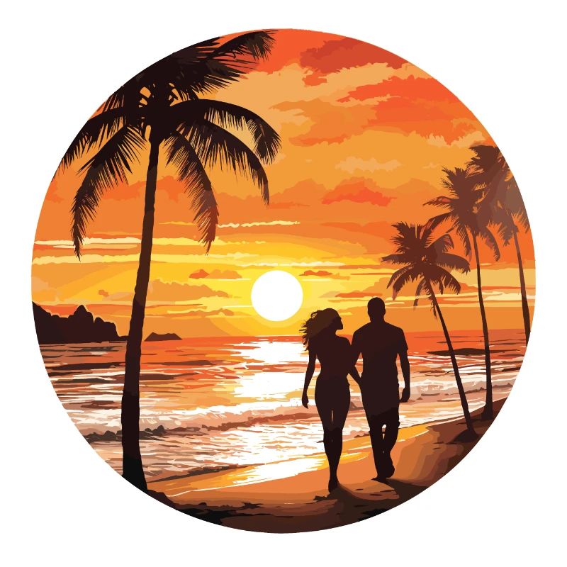 Strand Romantisches Paar