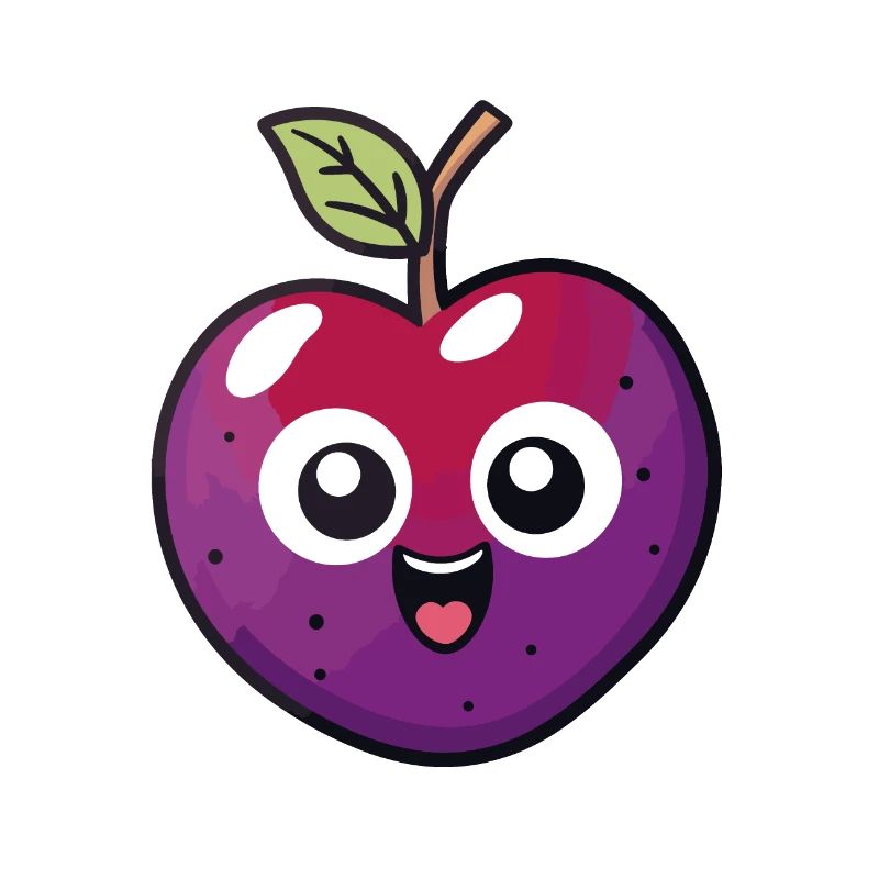 Kawaii Pflaume